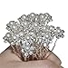 Pusheng Lovely 20Pcs Wedding Bridal Pearl Flower Rhinestone Crystal Hair Clip Pins Bridesmaid