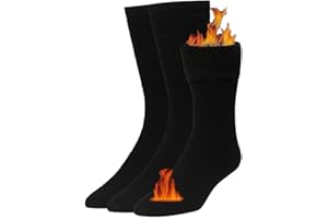 DREAM SOCKS Calze Termiche in Pile Lunghe per Sci-Montagna-Escursionismo-Trekking,Calze Pesanti Uomo-Donna Nero,Blu,Colorate