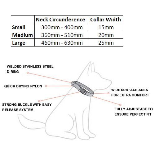 Jazooli-Adjustable-Soft-Fabric-Dog-Puppy-Collar-with-Buckle-and-Clip-for-Lead