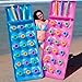 Produktbild SET OF 2 Bestway Inflatable 18 Pocket Fashion Sun Lounger Lilo Swimming Pool Air Bed Beach Mat Pink And Blue by WB