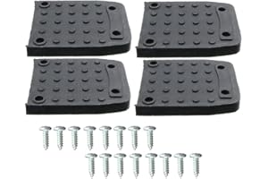 Rouufgeg Stilt Soles Anti- Pads Construction Tripod Mat Non- Foot Pads for Drywall,4Pcs Stilt Soles Replacement Kit