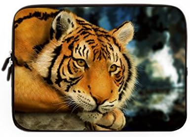 Laptop Sleeve 17 17.3 inch Notebook Carrying Case,Tiger Briefcase,HALLOWEEN Gift-17"
