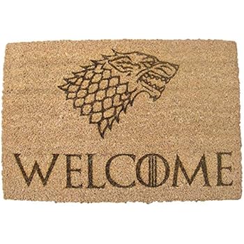 thrones doormat game entrance engraved fastcraft 60x40 dire coir mat rug wolf cm indoor floor welcome door birthday winter outdoor
