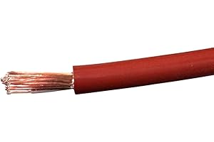 Red & Black Battery/Starter/Welding Flexible PVC Cable Wire 110/170/345 Amp 16mm 25mm 35mm by MKGT® (25mm² Red, 5 Meters)