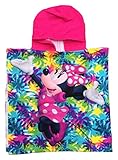  Disney Minnie Mouse Albornoz, Rosa (Fuchsia Fushia), Talla única para Niñas