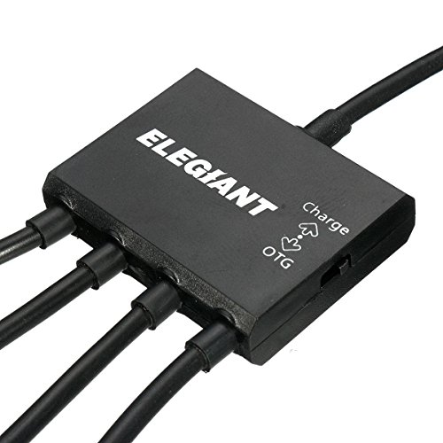 SAWAKE 4 Port Micro USB Power Aufladen OTG Hub Host Spiltter, Verteiler, Adapter Kable - 6