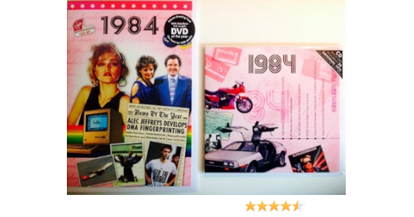 1984 Wedding Anniversary Gifts Set - 1984 Dvd Film , 1984 Chart Hits Cd And  1984 Greeting Card: Amazon.co.uk: Dvd & Blu-Ray