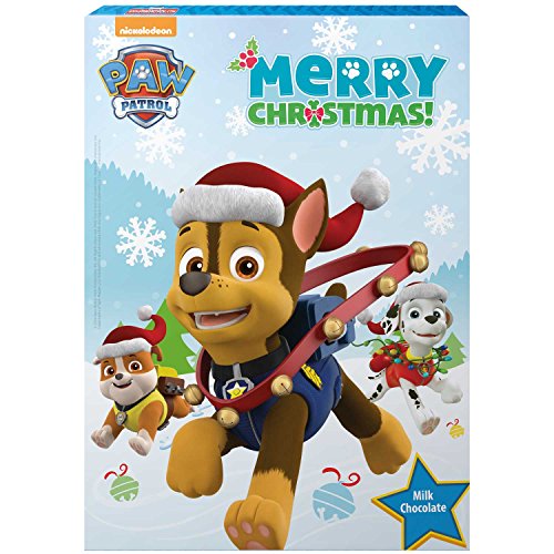 Preisvergleich Produktbild Adventskalender mit Milchschokolade PAW PATROL - MERRY CHRITMAS (75 Gramm) WEIHNACHTEN - HIGHLIGHT