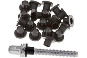 Danmar 100 Pack Nylon Tension Rod Washers - Black