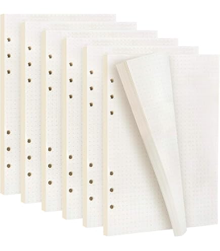 4 Confezioni Ricarica Carta A5 Righe - 180 Fogli Con Fori Per Raccoglitori Anelli, Ideale Per Appunti, Diari E Studio - Foto 12
