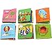 SODIAL(R) Soft fabric Baby Children Intelligence development Squeaky Picture Cloth Book - Animal Kingdom