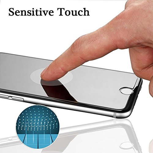 Leisial 3 Stück Glas Schutzfolie für iPhone 6 6S Panzerglas Displayschutzfolie 3D Touch Kompatibel 9H Härtegrad Full HD Transparenz Anti-Öl Kratzer Blasen und Fingerabdruck - 6