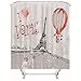 Produktbild Duschvorhänge Kreative Polyester Einfache Muster Bad Digitaldruck 3D Home Hotel Partition Mehltau Wasserdicht Umwelt Dekoration 180 (W) X 200 cm (H)
