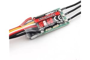 SPARKHOBBY HobbywingSkywalker 15A V2 - Controlador de velocidad ESC sin escobillas 2~3S 5V 2A con función de empuje inverso para bricolaje 3D F3P de ala fija (1 pieza Skywalker 15A-V2)
