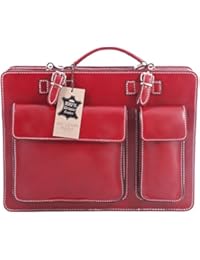 Chicca Tutto Moda Borsa Uomo da Lavoro, Valigetta Italiana, Portadocumenti e Organizer, Vera Pelle 100% Made in Italy
