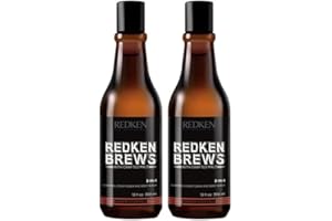 L'ORÉAL Redken Brews 3-in-1 Shampoo, Conditioner & Body Wash 300ml Double
