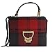 Produktbild Coccinelle Handtasche Arlettis Suede Mini Tartan Print 55B7 Coquelicot