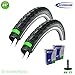 Produktbild 2 x Schwalbe Energizer Plus Tour Decke + Reflex + Schlauch 40-622 (AV17 Autoventil)