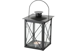 Boltze Lanterna Farol (decorazione per interni ed esterni, materiale ferro nero, dimensioni 14 x 14 x 20 cm) 3548900