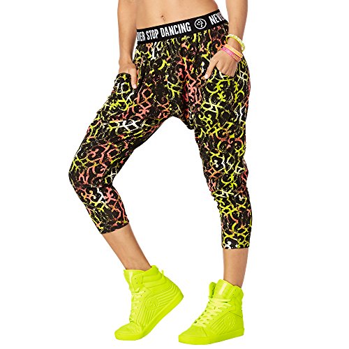 Zumba Fitness Damen Dance Gypsy Harem Capri Pants Bottom