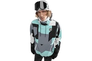 SIROKO Chaqueta Esquí y Nieve W1 Hombre Impermeable protección Térmica Bolsillo frontal