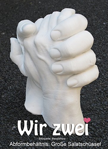 3D-Handabdruck-Set für Familie oder Großeltern, Hochzeitspaar, Kinder, Babys, …eine zauberhafte Erinnerung in 3 D - 3