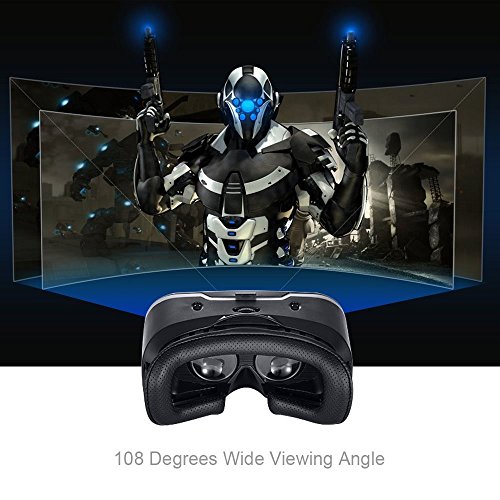 Occhiali VR Visore RealtÃ  virtuale Choetech Visore con Lenti Regolabili + Laccio Regolabile per iPhone, Samsung, Huawei, HTC, LG e altri Smartphone con schermo fino a 6 Pollici