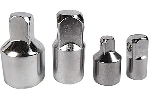 HYFIVE Adapter nasadowy z grzechotką, reduktor, konwerter, zestaw narzędzi, 1/4", 3/8", 1/2", 4 sztuki