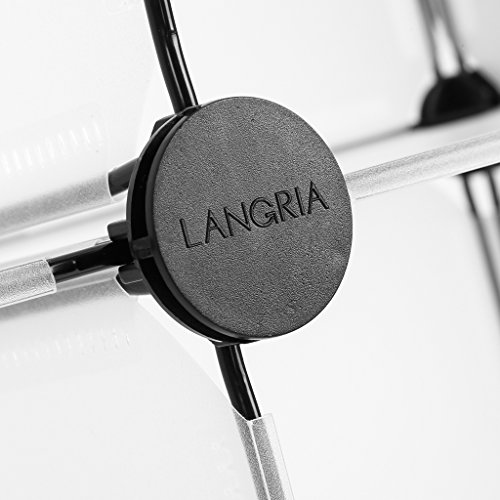LANGRIA Stufenregal 16-Kubus Modular Lagerregal Kleiderschrank Garderobe mit Transluzenten Zebra Striped Türen Design für Kleidung, Schuhe, Spielzeug und Bücher - 8