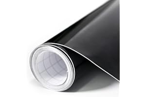 BangShou Autocollant Fibre de Carbone de Vinyle, Film Autocollant de Voiture Adhésif, DIY Décoration Film pour Intérieurs,Motos Et Meubles (Brillant)