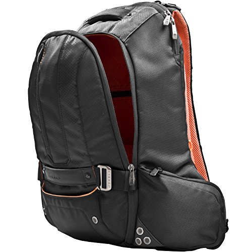 Everki Beacon – Laptop Rucksack für Notebooks bis 18 Zoll (45,72 cm) mit Schutztasche für Spielekonsolen (PS4, xBox, Wii), durchdachtem Fächer-Konzept – passend für Gaming Laptops (Asus ROG GL752, Acer Aspire, Dell Alienware 15, MSI GT, XMG), Schwarz - 5