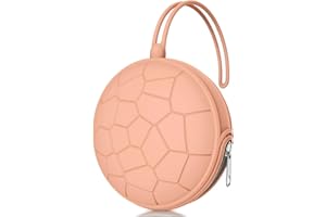 Smlpuame, Boîte à Tétine en Silicone Bébé pour 2 Sucettes. Duo avec Capacité pour 2 Sucettes. Pochette pour Sucettes, avec Anse Flexible, Atténué