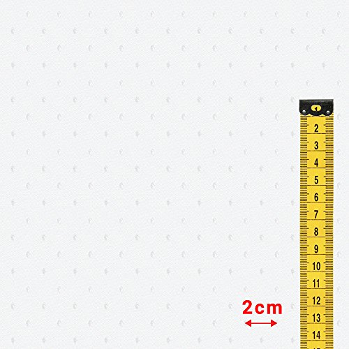 Tischdecke MUSTER Tischdeko FLECKSCHUTZ Rechteck Pflegeleicht Tischtuch 5FARBEN! (Muster 161 Weiß, BxH: 150×300 cm) - 2