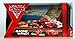 Produktbild Disney CARS 2 - V5011 - Race around the World - Movie EXCLUSIVE - Racing 4-Pack - 1:55 Die Cast - Miguel Camino & Francesco Bernoulli & Lightning McQueen with Racing Wheels & Shu Todoroki