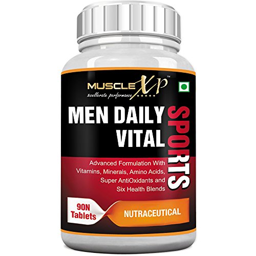 MuscleXP Men Daily Sports Multivitamin (49 Nutrients, Vitamins, Minerals, Amino Acids, Anti oxidants) - 90 Tablets RS.1274 (32.00% Off) - Amazon