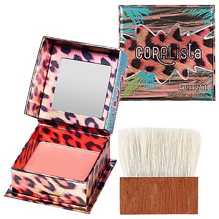 BENEFIT COSMETICS CORALista - coral blush for a tropical flush FULL SIZE 8.0 Net wt. 0.28 oz.