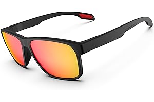 HAAYOT Sunglasses Mens Women Polarized Sports Sunglasses Lightweight Durable Flexible TR90 Frame 100% UV Protection Sun Glasses Fishing Driving Golf Running