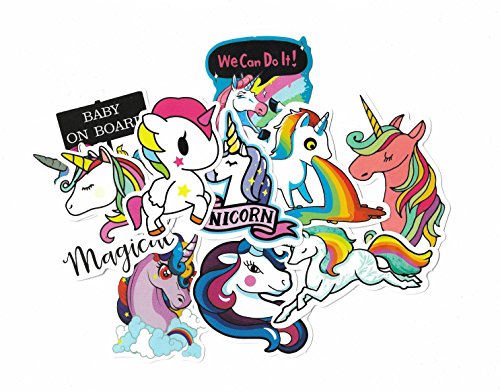 Preisvergleich Produktbild greestick Stickerbomb Einhorn 10 STK Unicorn by Aufkleber farbig