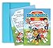 Produktbild Marken los Paw Patrol Geburtstag einladung, 8 Stück geburtstagseinladungskarten inklusive Umschlägen, 16 teilige (8 Einladungen und 8 Umschlägen) Einladungskarten Geburtstag Kinder / Kindergeburtstag