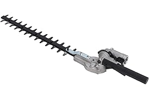 Zerodis 26mm Hedge Trimmer Blade Attachment Replacement Parts 65 Manganese Steel Aluminum Alloy Double Blade Backpack Hedge Trimmer Head for Brush Cutters Garden Trimmers
