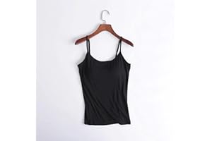 zxcvb Tank Top with Built in Bra for Women, 2-in-1 Camisoles with Built in Bra, Padded Tank Tops for Women