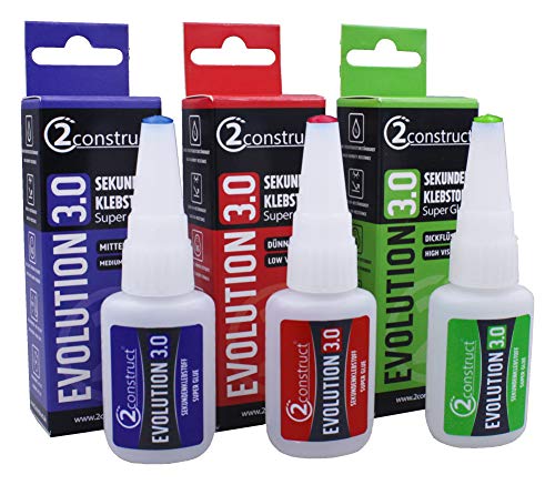 Preisvergleich Produktbild 2Construct Evolution 3.0 Sekundenkleber 20g, niederviskos / dünnflüssig