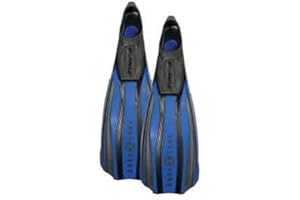 AQUA LUNG Aqualung Stratos 3 - Palme Plongée Adulte Unisexe, Palmes chaussantes sans Bottillons pour Une Performance hydrodynamique maximale, Semelles adhérentes, Excellente adhérence, idéales pour la plongée