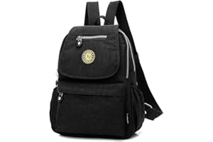 XUEREY Women's Small Handbag Nylon Shoulder Bag Casual Day Pack Multi-Pocket Casual Waterproof Nylon Bags Travel School Bag Laptop Backpack