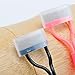 Eyelash Comb Eyebrow Brush Cosmetic Brush Arc designed Mascara Applicator Tool (Blcak)