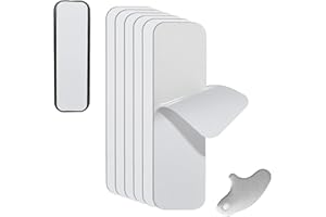 TEKCAM No Drill Doorbell Mount Double Sided Stick Tape Compatible with Blink Video Doorbell, 6 Pcs Adhesive Door Mount and 1 Pcs Doorbell Key Replacement Tool, Mounting Bracket Accessories