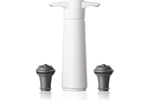 Vacu Vin 09812606 Appareil Vacu-Vin pour Retirer L'Air d'Un Bouteille Ouverte Blanc