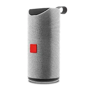 Alchiko TG-113 HD High Bass Stereo Audio Ultra-Portable Wireless Bluetooth Speaker with USB Charging Cable & Built-in Microphone, Bluetooth, Radio, TF, Aux Input - Grey