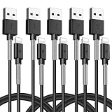 Puridea 1 Metros Cable de iPhone Caso, Carlcoo [5PACK 1M] Cable a USB...
