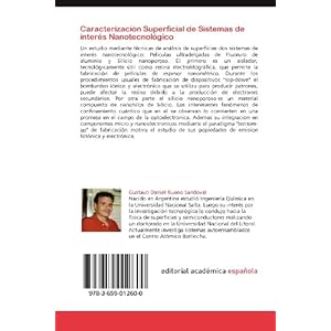 Caracterización Superficial de Sistemas de interés Nanotecnológico: Una visión desde la ciencia de superfi